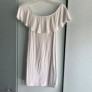 White off the shoulder cotton top size S